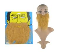 COLLBATH 4pcs Beard Balls for Men Grey Beard Beads Cosplay Mustache Whiskers Simulation Accessory for Adults