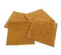 COLLBATH 4pcs Chicken Nesting Pads Washable Artificial Grass Mats for Poultry Durable Nesting Supplies for Indoor Outdoor Reusable Bedding for Egg Laying and Comfort