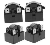 COLLBATH 4pcs Cooler Compressor Starter Refrigerator Relay Fridge Freezer Starter Part Mini-refrigerator