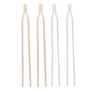 COLLBATH 4Pcs Delicate Retro Hair Sticks DIY Hairpin Accessories for Women Wedding Braids Elegant Vintage Style Premium Gold and Silver Hair Decors