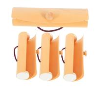 COLLBATH 4pcs Elegant Wooden Lipstick Storage Box Portable Makeup Organizer Scroll Artistry Box for Wedding Favors