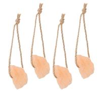 COLLBATH 4Pcs Licking Salt Cubes for Horses Cattle and Deer Natural Pink Salt Blocks Rich in Minerals for Livestock Health