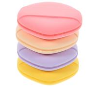 COLLBATH 4pcs Makeup Sponges for Women Round Dual-sided Powder and Cream Applicator Thickened Soft Foam Puff for Wet and Dry Use Skin-friendly Foundation Blender for Face and Beauty Salons