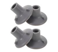 COLLBATH 4pcs Non-Skid Rubber Feet Replacement for Shower Chair Id with Suction Cup Design Anti-Slip Bath Stool Tips for Transfer Bench and Commode Chairs Noise Dampening Bathroom Safety