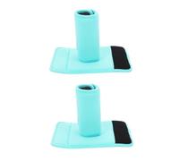 COLLBATH 4pcs Non-slip Walker Handle Grips Cushions Lake Blue for Wheelchair and Crutches Soft Padded Mobility Aid Covers with Easy Installation Washable Handrail Protectors for Elderly