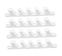 COLLBATH 4pcs Outdoor Plastic Chair Adjustment Brackets with Position Reclining Buckle for Chaise Lounge Weather Resistant Lightweight Patio Furniture Support Clips
