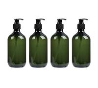 COLLBATH 4pcs Refillable Odorless Storage Bottles for Toiletries Lotion Bottles for Shower Travel Use
