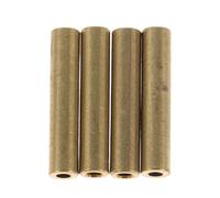 COLLBATH 4pcs Refrigerator Copper Pipe Fittings Tube Connector Straight Welding Adapter for DIY Decorate Industry Architecture