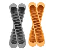 COLLBATH 4pcs Replacement Crutch Pads - Crutch Armpit Pad Cover - Replacement Non Slips Cane Tips for Elderly People Outdoor Hiking