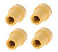 COLLBATH 4Pcs Skid Walking Stick Rubber Ends Cane Tips for Trekking Poles Non Slip Crutch Foot Covers Replacement Caps for Enhanced Stability and Outdoor Use