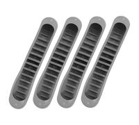 COLLBATH 4pcs TPR Replacement Crutch Armpit Pads Soft Underarm Cushions for Double Crutches Durable Support with Easy Installation for Men and Women