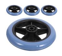 COLLBATH 4pcs Walker Wheels Front Caster Wheels Replacement for Wheelchair Rollators Slip Shock-Absorbing