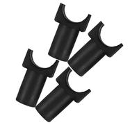 COLLBATH 4pcs Wheelchair Support Blocks U-Shaped Seat Rail Adapter Plastic Replacement for Wheelchair and Transport Chairs Accessories for Seniors and Adults