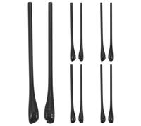 COLLBATH 5 Pairs Eyeglasses Temple Tips Sleeves - Anti-Slip & Comfortable Glasses Retainers - Behind The Ears for 1.4mm Spectacle Sunglasses Reading Eyewear Black