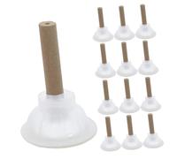 COLLBATH 50 Sets Handmade Moxa Sticks with Base Traditional Moxa Pillars for Moxibustion Therapy Promote Circulation Stress Body Care Wellness