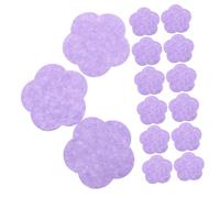 COLLBATH 50pcs Compressed Flower-shaped Facial Sponges for Washing Face Dual-sided Soft Water-absorbent Makeup and Cleansing Sponges Lightweight Home Travel Use