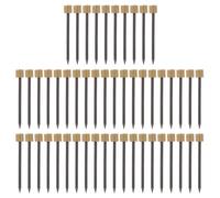 COLLBATH 50pcs Copper Cap Nails Furniture Fixing Decorative Pins for Hanging Pictures and DIY Home Office Projects Iron Material