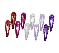 COLLBATH 50Pcs Drop-shaped Bobby Hair Clips for Women Alloy Snap Hairpins Water-drop Design Hair Accessories for Daily Use Lightweight and Easy to Wear Random Color