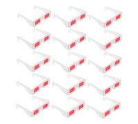 COLLBATH 50pcs Glasses for Movies at Home Red Glasses for Valentine's Day Fun Party Favors Comfortable Fit and Design for Movie Nights and Special Celebrations