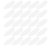 COLLBATH 50pcs Haircut Facial Shields Adhesive Fringe Guards, Protective Face Visors for Salon Haircut Eye Shields, Shower and Hairspray Resistant