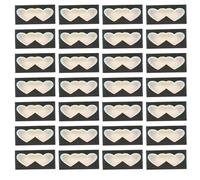 COLLBATH 50Pcs Heart-Shaped False Eyelash Organizer Paper Packaging Boxes That Prevents Lashes from Being Crushed and Keeps Them Tidy for Daily Life and Outdoors