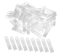 COLLBATH 50pcs Lip Balm Tube Gloss Lips Cosmetic Balm Stick Bulk Storage Container with Lid Face Wist-up Travel Multipack Size Refillable Empty Tubes Large Color Small Mini Hydrate Makeup