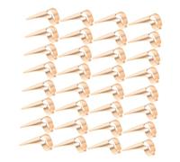 COLLBATH 50pcs Metal Hair Sectioning Rings Braiding Supplies French Braiding Hair Tool for Precise Styling