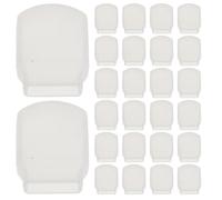 COLLBATH 50pcs Reusable Silicone Zipper Pull Covers | Protective Clear Silicone Caps for Duvet Pillowcase | Laundry Scratch Prevention Washer Interior Safe