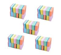 COLLBATH 50pcs Scrub Sponges Kitchen Dishwashing Sponge Nanotechnology Random Color