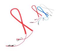 COLLBATH 5m Elastic Bird Leash Training Rope for Parrots Anti-Bite Outdoor Harness Adjustable PET Leash for Parakeets and Budgies Random Color