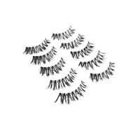 COLLBATH 5pairs Natural Cross Eyelashes Lengthened Fake Lashes for Women Girls Dense Lashes Extension for Everyday Wear and Special Occasions