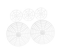 COLLBATH 5pcs Fermentation Weights for Pickle Jars Plastic Vegetable Press Plates in Fermenting Jar Fixers for Home Pickling Compact and Space-saving Accessories