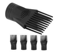 COLLBATH 5pcs Hair Dryer Nozzle Comb Attachments Concentrated Drying Detangling Blow Straightening Comb for Curly and Straight Hair Plastic Styling Tool for Gentle Heat Protection and Easy