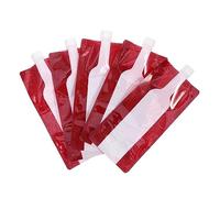 COLLBATH 5pcs Red Wine Folding Bag Bottle Protector for Travel Wine Carriers Capacity Sealing Beverage Packaging