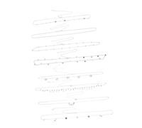 COLLBATH 5pcs Rhinestone Fringe Body Chain Jewelry for Women Adjustable Boho Waist Chains Multi-use Belly Accessories for Summer Events Night Club Looks