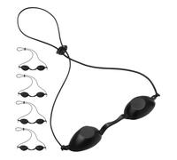 COLLBATH 5pcs Silicone Eye Protection Goggles for Beauty Treatments and Tanning Reusable Eye Shades with Water Splash Shield Comfortable Secure Fit for Eyebrow Washing and Skincare Use