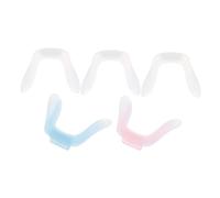 COLLBATH 5pcs Soft Silicone Non-Slip Eyeglass Nose Pads Comfortable Integrated Nose Bridge Cushions for Glasses Replacement Stylish Fit for Everyday Use