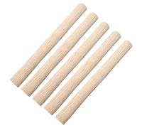 COLLBATH 5pcs Solid Wood Hammer Replacement Handles for Sledge and Garden Tools Ergonomic Contoured Grip Wooden Tool Handles Easy Installation Replacements for Repair