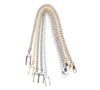 COLLBATH 5pcs Vintage Pocket Watch Chains Metal Replacement Links Retro Style Fob Watch Chain for Jeans Waistcoat Daily Wear Versatile Men Accessory