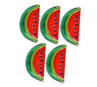 COLLBATH 5pcs Watermelon Brooch Creative Cartoon Fruit Pins for Sweaters Dresses Scarves Elegant Zinc Alloy Clip for Formal and Casual Occasions