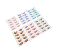 COLLBATH 6 Sheets Eyeshadow Stickers Sweatproof Temporary Eye Makeup Transfers for Parties Cosplay Festivals Easy Apply Gradient Eye Decoration for Women Moms