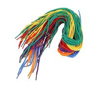 COLLBATH 60 Pcs Polyester Shoelaces Beading Threads for Casual Shoes DIY Craft Making Ropes Durable Multipack for Sneakers Trainers Knitting Projects