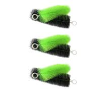 COLLBATH 6pcs Aquarium Filter Cleaning Brushes Fish Tank Scrubbers Flexible Bristles for Fish Tank Cleaning and Algae Removal, Black and Green, Suitable for Home Aquariums