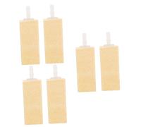 COLLBATH 6pcs Aquarium Wooden Air Stone for Fish Tank Natural Wood Bubbler for Oxygenation Hydroponic Systems Protein Skimming Bubble Diffuser Accessory
