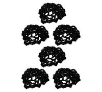 COLLBATH 6pcs Ballet Hair Network Knit Elastic Bun Covers Invisible Mesh Hairnets for Women Dance Hair Accessories for Ballet Skating