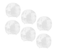 COLLBATH 6pcs Double Sided Adhesive Table Tennis Racket Protection Film Thickened Rubber Cover for Paddle Easy Application Long Term Protection Table Tennis Accessory