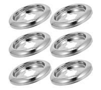 COLLBATH 6pcs Gas Range Control Knob Base Replacement Heat-resistant Grill Burner Switch Holder for Stove Oven Bbq Camping and Home Cooking Accessories