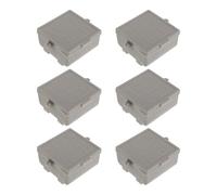 COLLBATH 6pcs Gas Stove Battery Box - Waterproof Large Battery Holder for Cooking and Camping Sturdy Plastic Power Supply Case for Outdoor Cooking Accessories