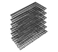 COLLBATH 6pcs Grid Fish Tank Separator Aquarium Net Divider Aquarium Tank Divider Aquarium Water Filtration Fish Bowl Fish Pond Plate Aquarium Divider Fish Tank Divider Plastic Black