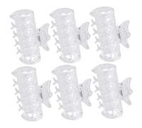 COLLBATH 6Pcs Hot Roller Curler Clips High Temperature Resistant Jaw Claw Clips for Hair Sectioning Styling Suitable for Thick and Long Hair DIY Curling and Waves